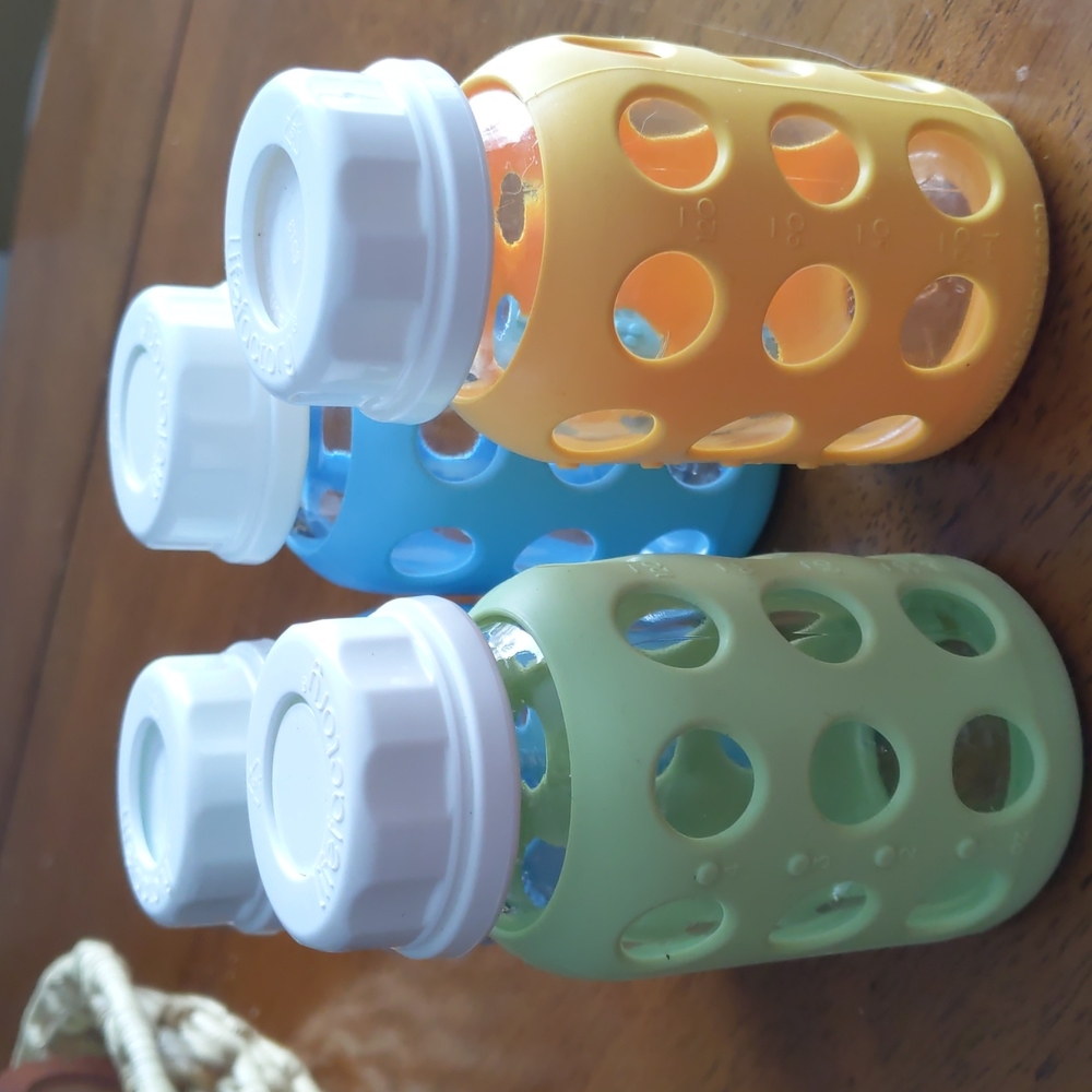 Lot of Glass Baby Bottles